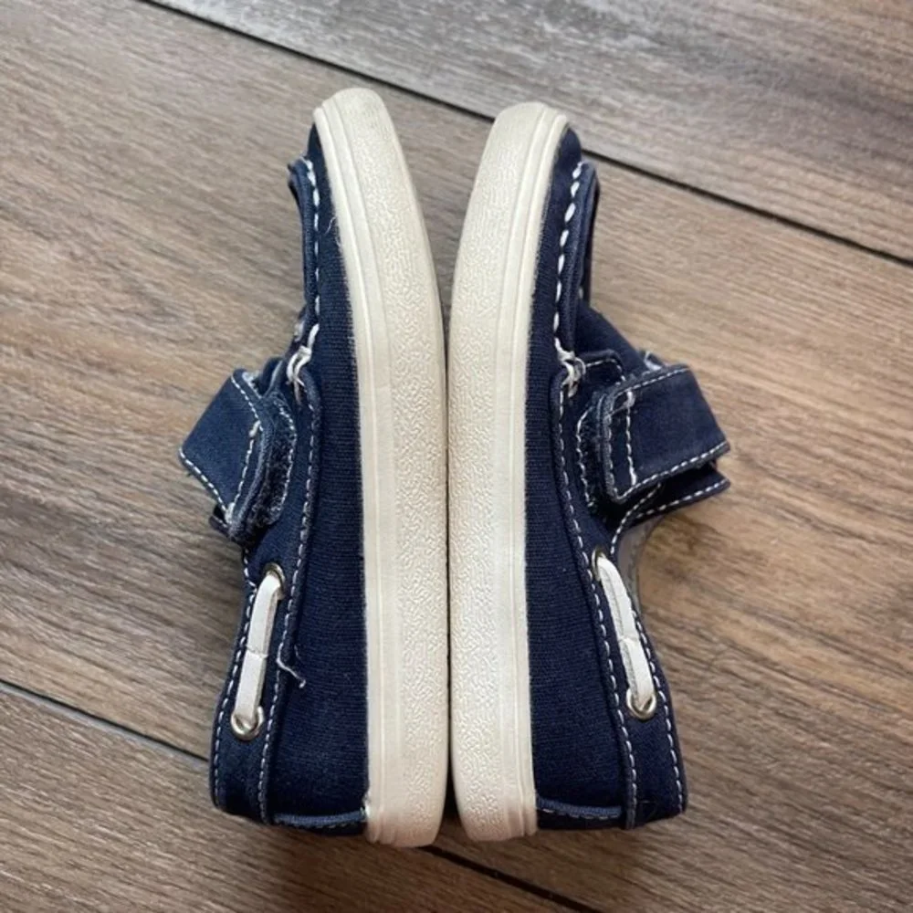The Children's Place Boys Hook and Loop Navy Slip On Casual Shoes Baby Size‎ 7
